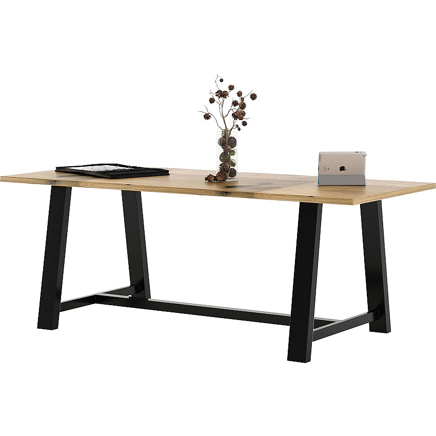 KFI 36x96" Solid Wood Top Midtown Table (T3696BMTLFTN)