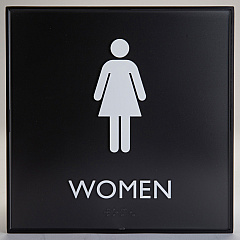 Lorell Women's Restroom Sign (LLR02656)
