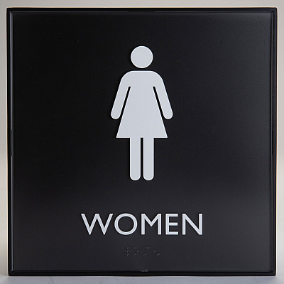 Lorell Women's Restroom Sign (LLR02656)