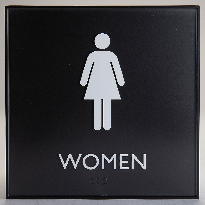 Lorell Women's Restroom Sign (LLR02656)
