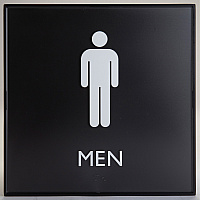 Lorell Men's Restroom Sign (LLR02658)
