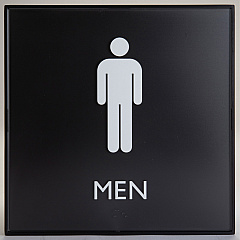 Lorell Men's Restroom Sign (LLR02658)