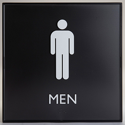 Lorell Men's Restroom Sign (LLR02658)