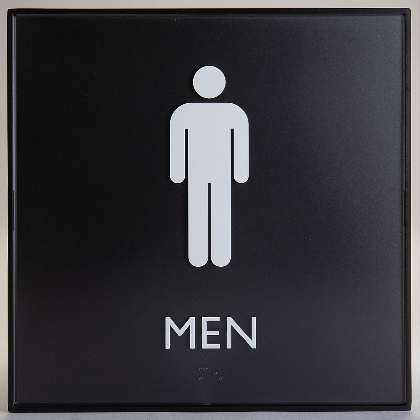 Lorell Men's Restroom Sign (LLR02658)