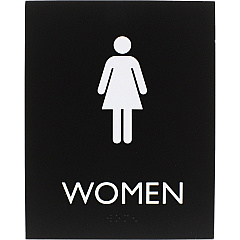 Lorell Women's Restroom Sign (LLR02665)