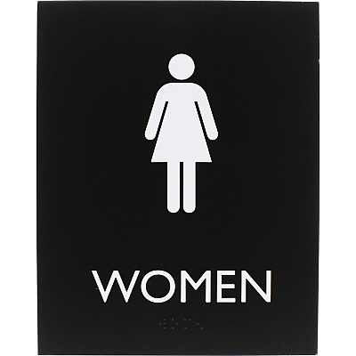 Lorell Women's Restroom Sign (LLR02665)