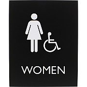 Lorell Women's Handicap Restroom Sign (LLR02666)