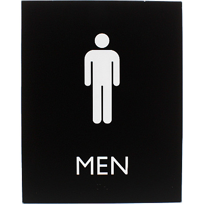 Lorell Men's Restroom Sign (LLR02667)