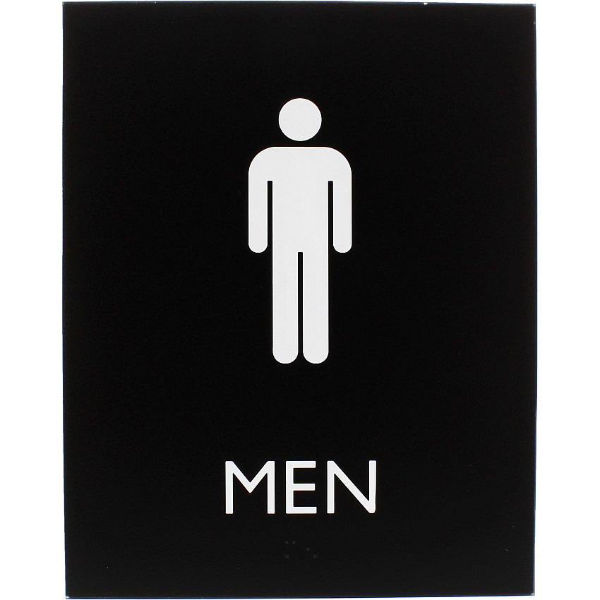 Lorell Men's Restroom Sign (LLR02667)