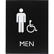 Lorell Men's Handicap Restroom Sign (LLR02668)