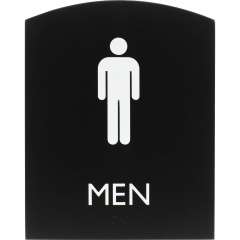 Lorell Arched Men's Restroom Sign (LLR02676)