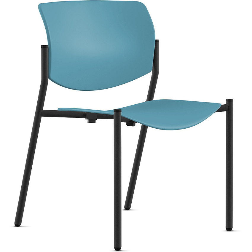 9 to 5 Seating Shuttle Armless Stack Chair with Glides (1210A00BFP16)