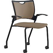 9 to 5 Seating Bella Fabric Seat Mobile Stack Chair (1315A12BFLA)