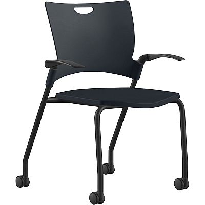 9 to 5 Seating Bella Fixed Arms Mobile Stack Chair (1315A12BFP01)