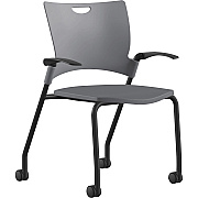 9 to 5 Seating Bella Fixed Arms Mobile Stack Chair (1315A12BFP14)