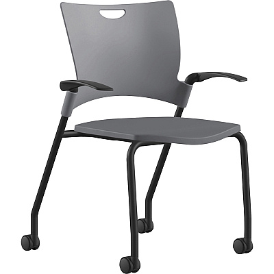 9 to 5 Seating Bella Fixed Arms Mobile Stack Chair (1315A12BFP14)