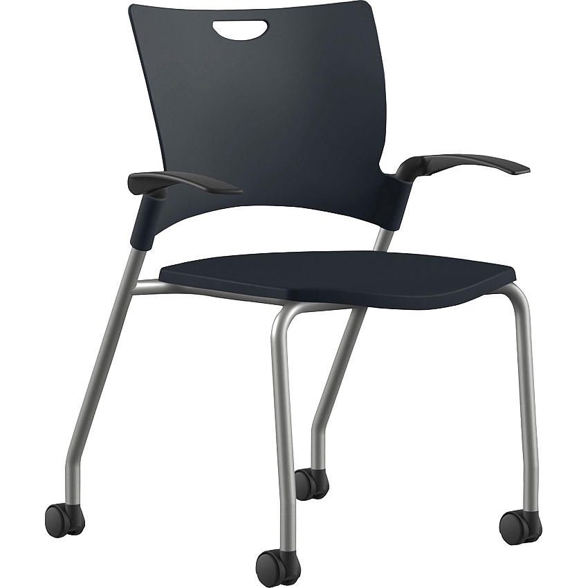 9 to 5 Seating Bella Fixed Arms Mobile Stack Chair (1315A12SFP01)
