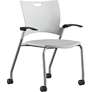 9 to 5 Seating Bella Fixed Arms Mobile Stack Chair (1315A12SFP05)