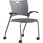 9 to 5 Seating Bella Fixed Arms Mobile Stack Chair (1315A12SFP14)