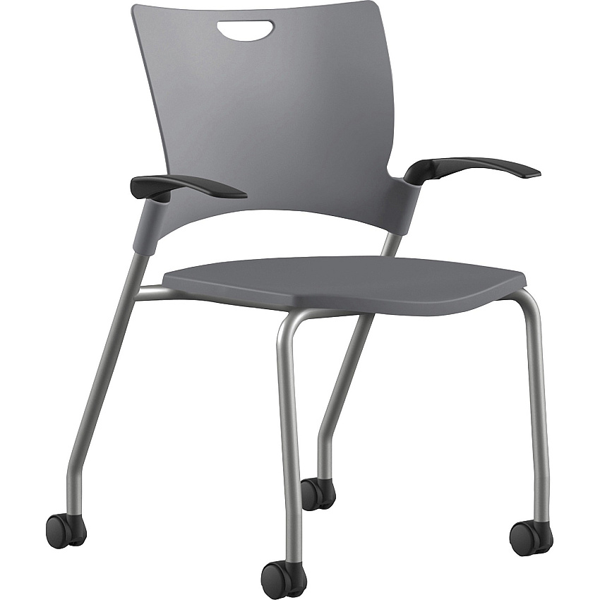 9 to 5 Seating Bella Fixed Arms Mobile Stack Chair (1315A12SFP14)