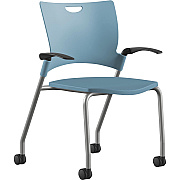 9 to 5 Seating Bella Fixed Arms Mobile Stack Chair (1315A12SFP16)