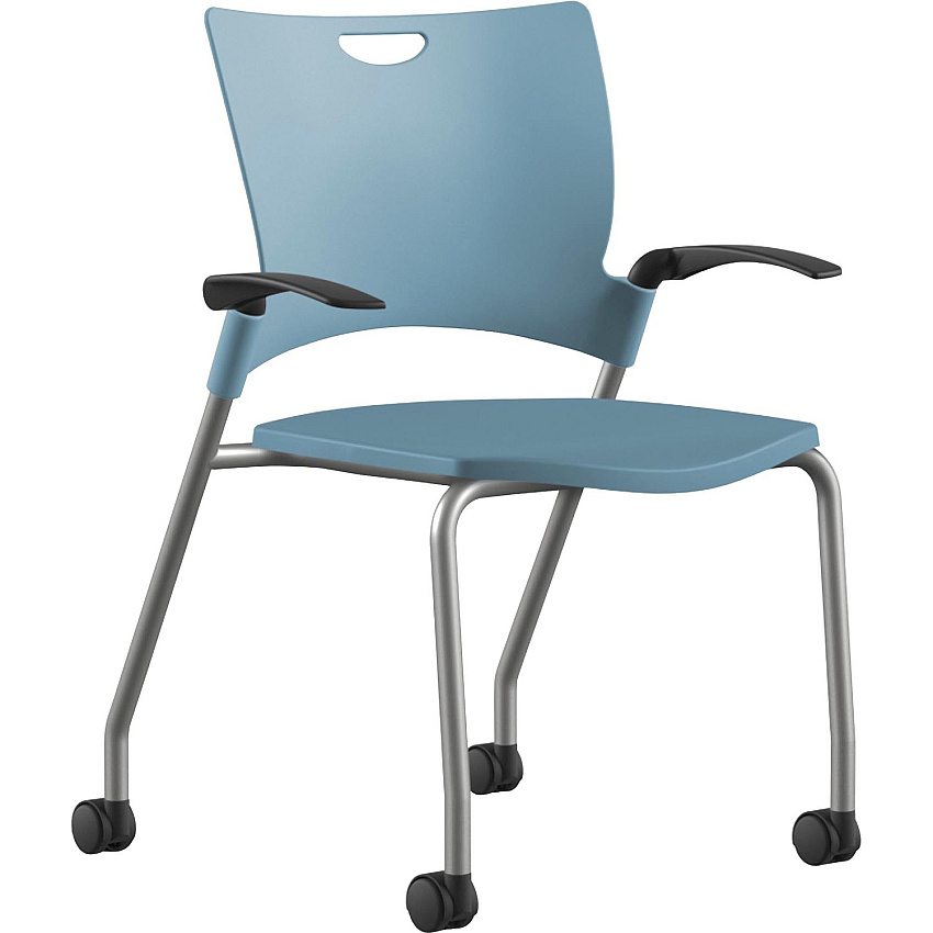9 to 5 Seating Bella Fixed Arms Mobile Stack Chair (1315A12SFP16)