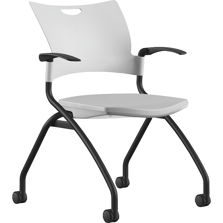 9 to 5 Seating Bella Fixed Arms Mobile Nesting Chair (1320A12BFP05)