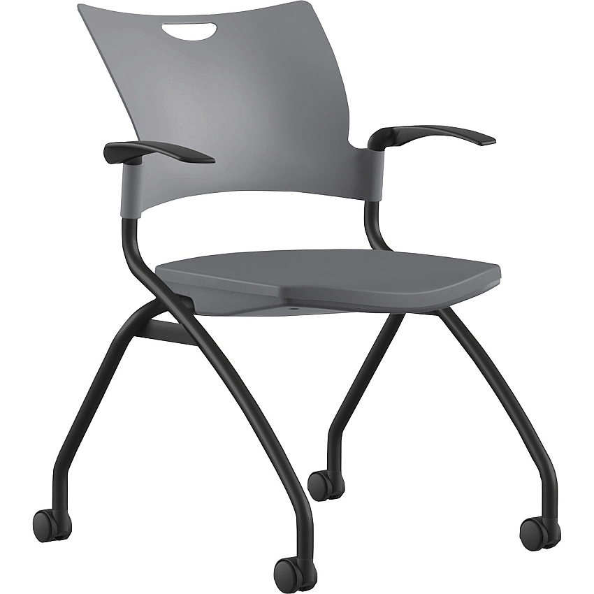 9 to 5 Seating Bella Fixed Arms Mobile Nesting Chair (1320A12BFP14)