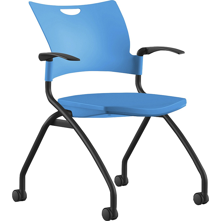 9 to 5 Seating Bella Fixed Arms Mobile Nesting Chair (1320A12BFP16)