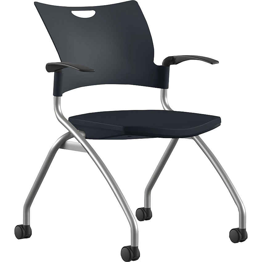 9 to 5 Seating Bella Fixed Arms Mobile Nesting Chair (1320A12SFP01)