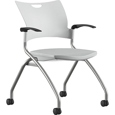 9 to 5 Seating Bella Fixed Arms Mobile Nesting Chair (1320A12SFP05)