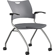 9 to 5 Seating Bella Fixed Arms Mobile Nesting Chair (1320A12SFP14)