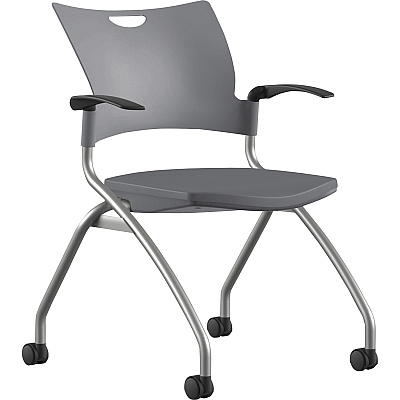 9 to 5 Seating Bella Fixed Arms Mobile Nesting Chair (1320A12SFP14)