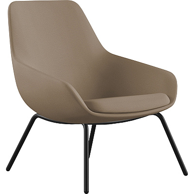 9 to 5 Seating 4-leg Lilly Lounge Chair (9101LGBFLA)