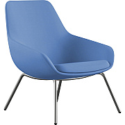 9 to 5 Seating 4-leg Lilly Lounge Chair (9101LGSFBU)