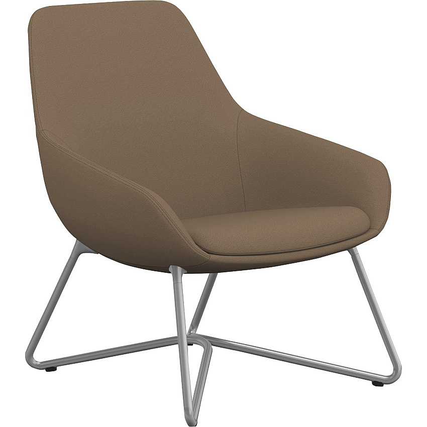 9 to 5 Seating W-shaped Base Lilly Lounge Chair (9111LGSFLA)