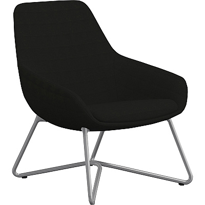 9 to 5 Seating W-shaped Base Lilly Lounge Chair (9111LGSFON)