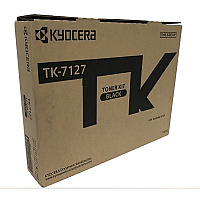 Kyocera TK7127 Original Laser Toner Cartridge - Black - 1 Each
