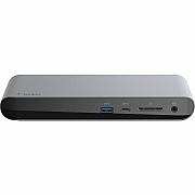 Belkin Thunderbolt 3 Dock Pro USB C Laptop Docking station MacOS & Windows, Dual 4K @60Hz (F4U097TT)