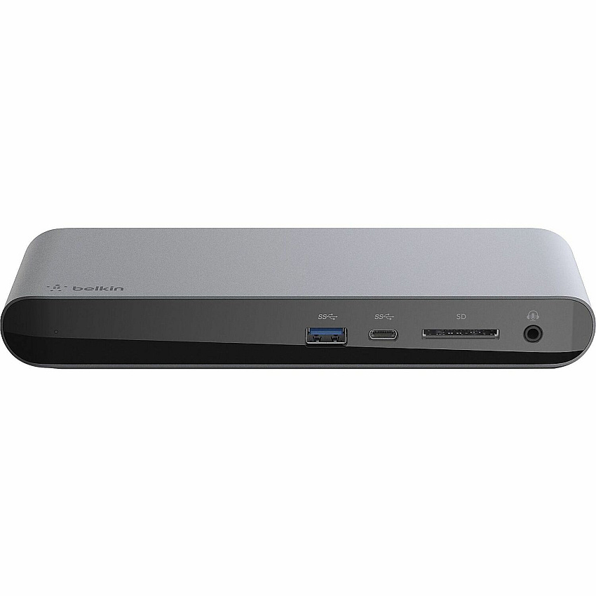 Belkin Thunderbolt 3 Dock Pro USB C Laptop Docking station MacOS & Windows, Dual 4K @60Hz (F4U097TT)