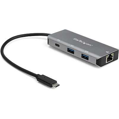 StarTech 3-port Usb C Hub 10gbps W/ Gbe - 2a/1c (HB31C2A1CGB)