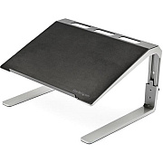 StarTech Adjustable Laptop Stand - Heavy Duty Steel & Aluminum - 3 Height Settings - Tilted - Ergonomic Laptop Riser - Laptop Desk Or Table Stand (LTSTND)