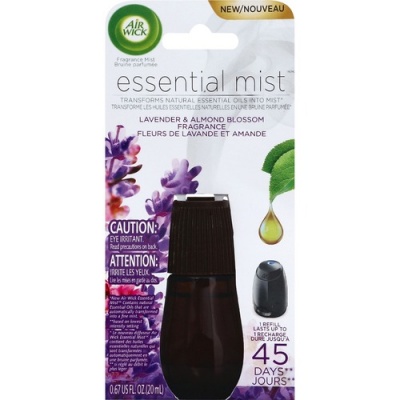 Air Wick Essential Mist Refill, Cinnamon and Crisp Apple, 0.67 oz, 6/Carton  (98553)