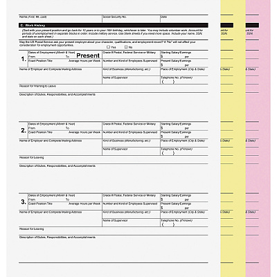 Iconex 3-part Digital Carbonless Form Paper (ICX90771008)