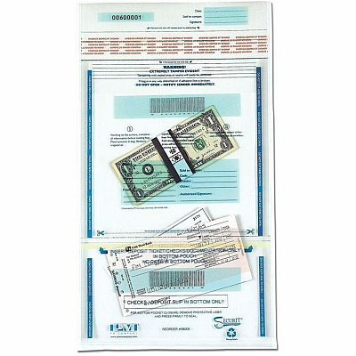 Iconex 6.0 mil Plastic Disposable Deposit Bags (ICX94190071)