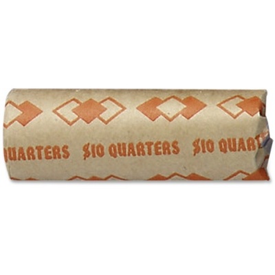 Iconex Tubular Kraft Paper Coin Wrappers (94190093)