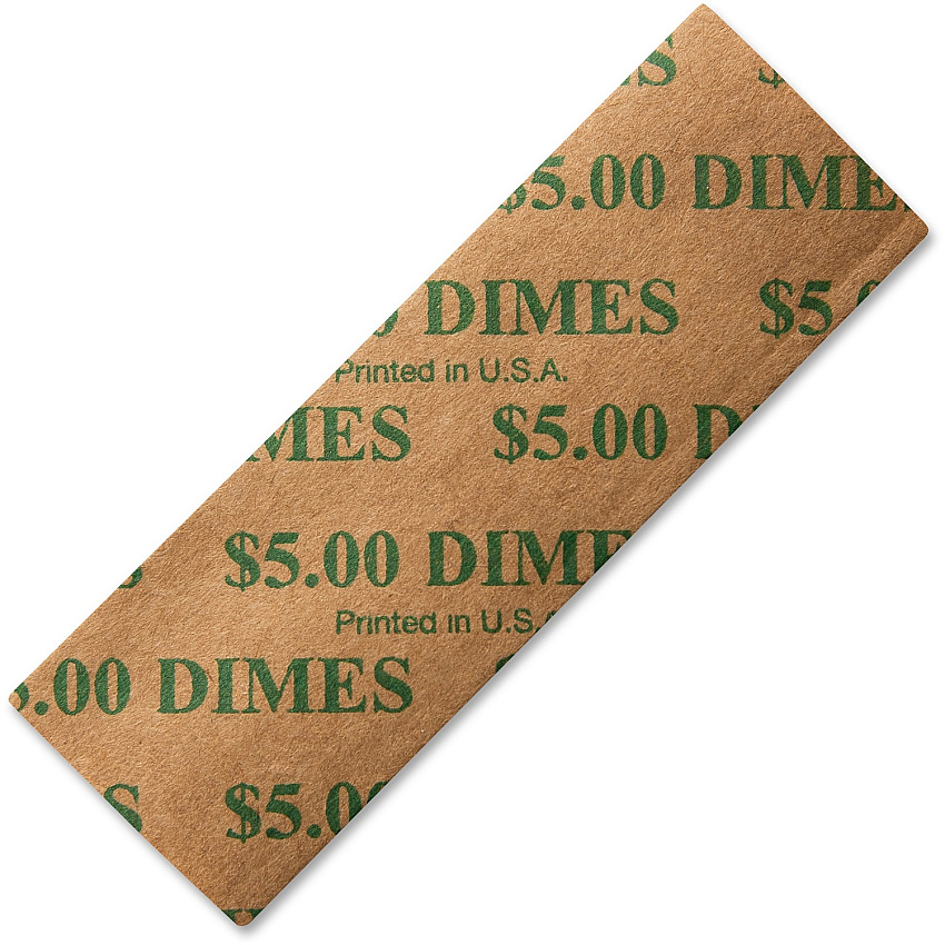 Iconex Color-coded Flat Coin Wrappers (ICX94190053)