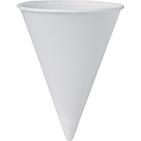 Solo Eco-Forward 4.25 oz Treated Paper Cone Water Cups (SCC42BR)