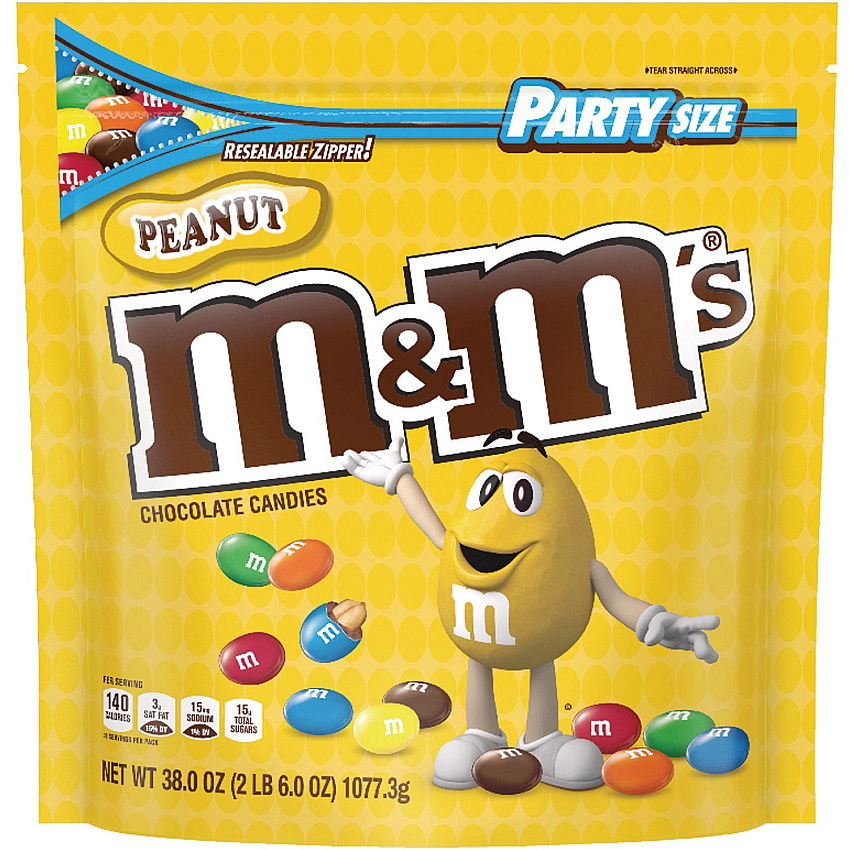 M & M's Peanut Chocolate Candies (MRSSN55116)