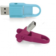 Verbatim 16GB Store 'n' Flip USB Flash Drive - 2pk- Berry, Blue (70377)